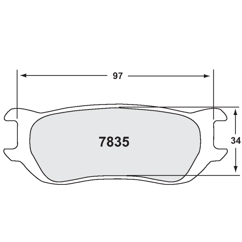 High bite, high friction for sprint / rally. Race brake pads - Formula 3 brake pad
Dallara F312